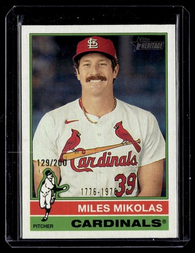 2025 topps heritage miles - heritage,